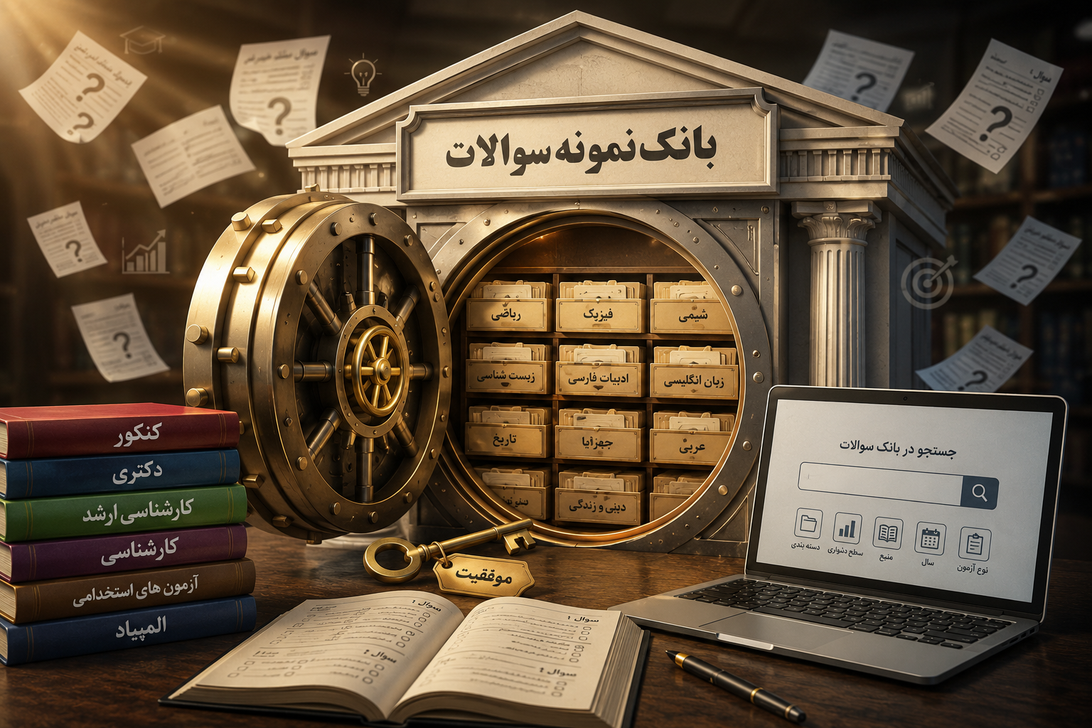 بانک نمونه سوالات